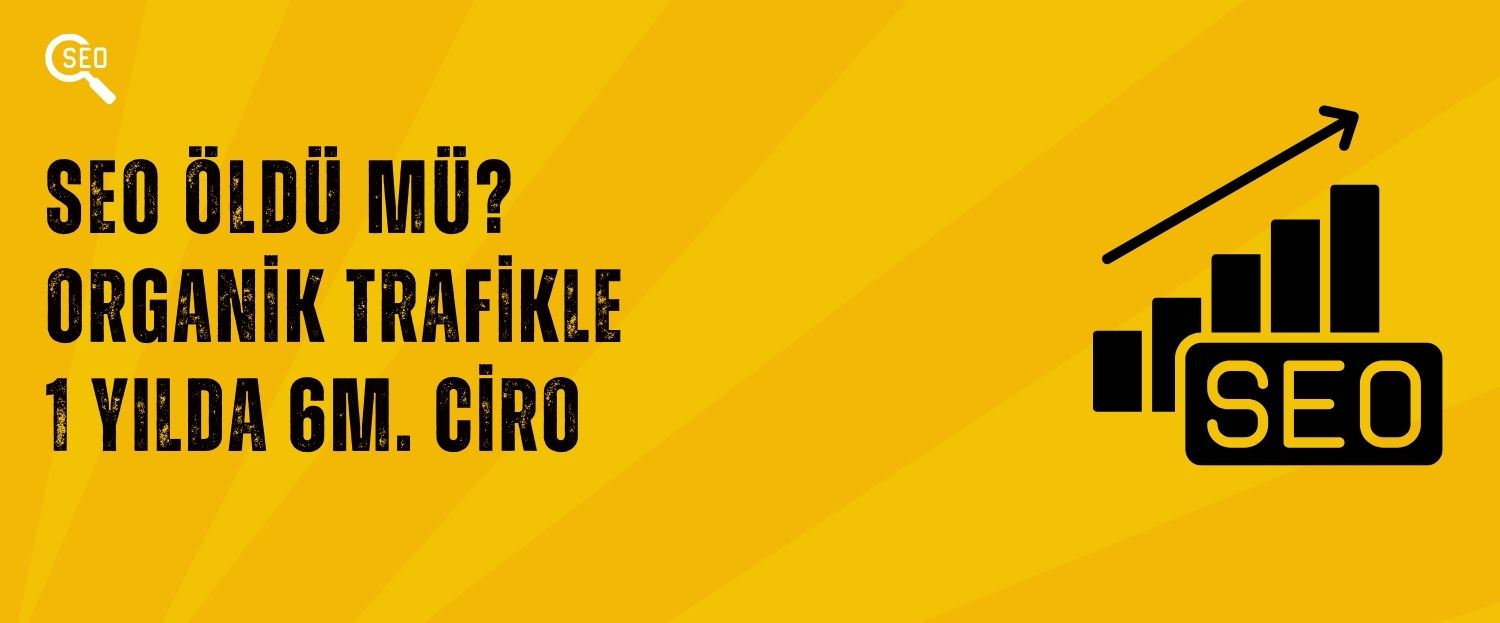 SEO Öldü mü? Organik Trafikle 1 Yılda 6M. Ciro