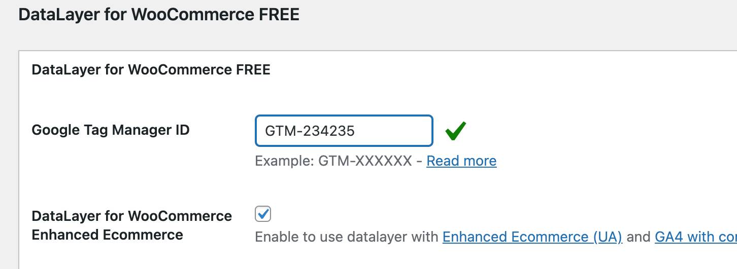 DataLayer For Woocommerce Free