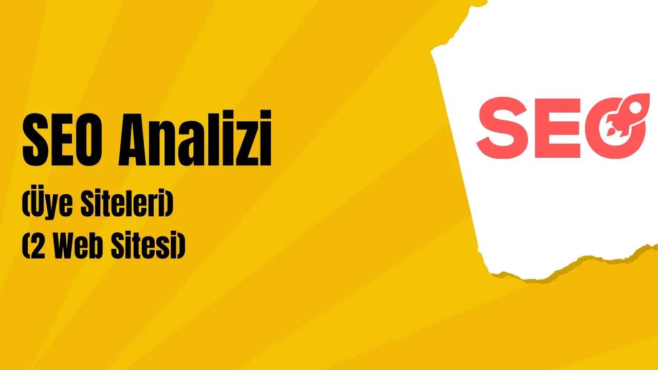 Seo Analizi (2) (Üye Siteleri - 2 Web Sitesi)