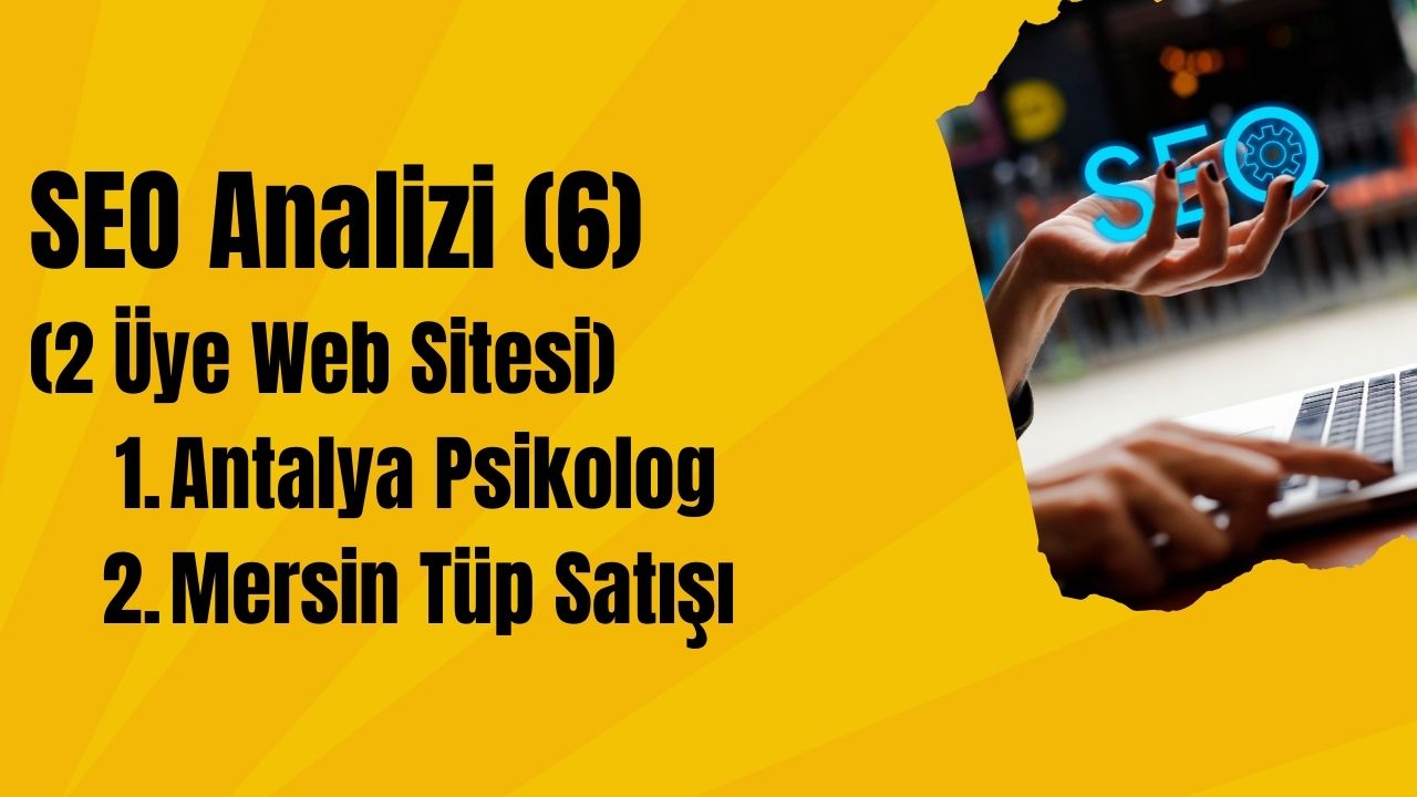 Seo Analizi (6) (Üye Siteleri - 2 Web Sitesi)