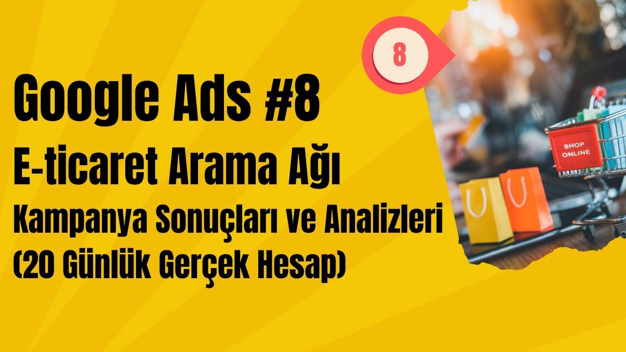 Google Ads E-ticaret Arama Ağı Sonuçlar